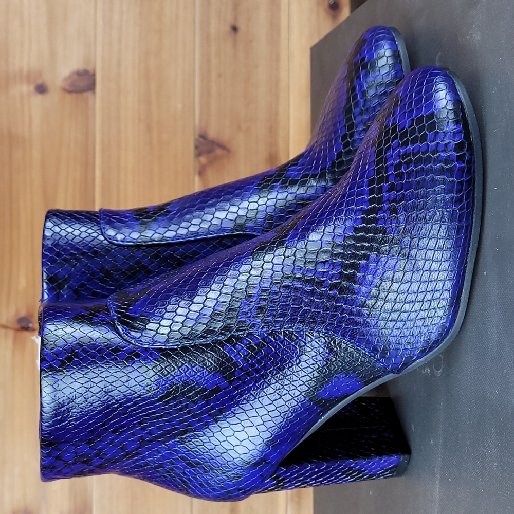 Vince Camuto Python Print Booties - image 2